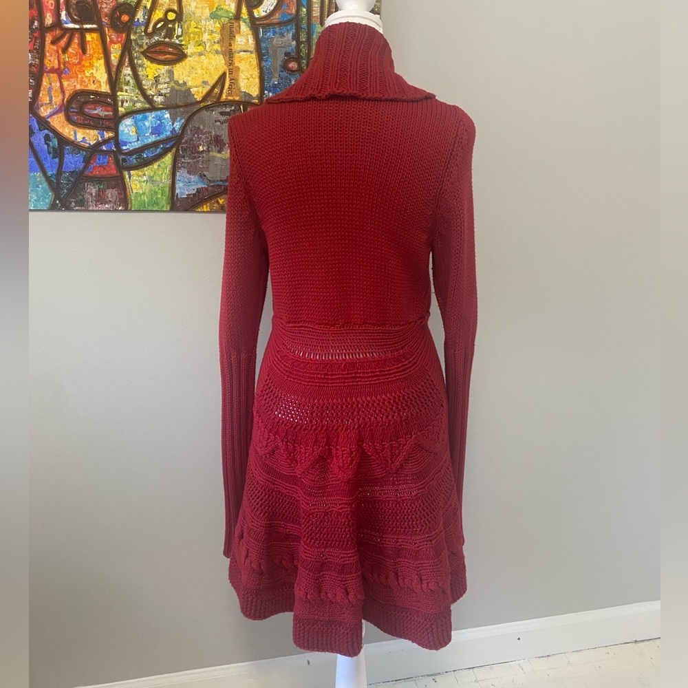 Gorgeous red sweater.